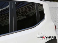 Jeep Renegade Door Trim - Side Window Molding Kit - Brushed Steel