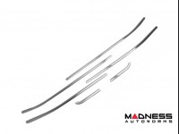 Jeep Renegade Door Trim - Side Window Molding Kit - Brushed Steel