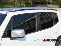Jeep Renegade Door Trim - Side Window Molding Kit - Carbon Fiber 