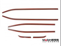 Jeep Renegade Door Trim - Side Window Molding Kit - Carbon Fiber 