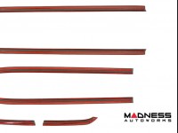 Jeep Renegade Door Trim - Side Window Molding Kit - Carbon Fiber 