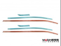 Jeep Renegade Door Trim - Side Window Molding Kit - Dark Chrome