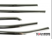 Jeep Renegade Door Trim - Side Window Molding Kit - Dark Chrome