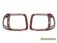 Jeep Renegade Taillight Surround Trim Pieces - Chrome