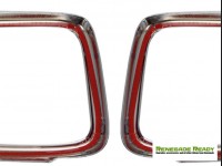 Jeep Renegade Taillight Surround Trim Pieces - Chrome