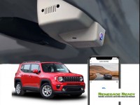 Jeep Renegade Integrated Dash Camera System - Front + Rear Dual Cameras - Black