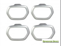 Jeep Renegade Speaker Frame Trim Set - Silver