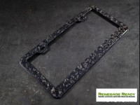 License Plate Frame - 100% Forged Carbon Fiber