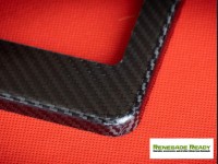 License Plate Frame - 100% Genuine Carbon Fiber