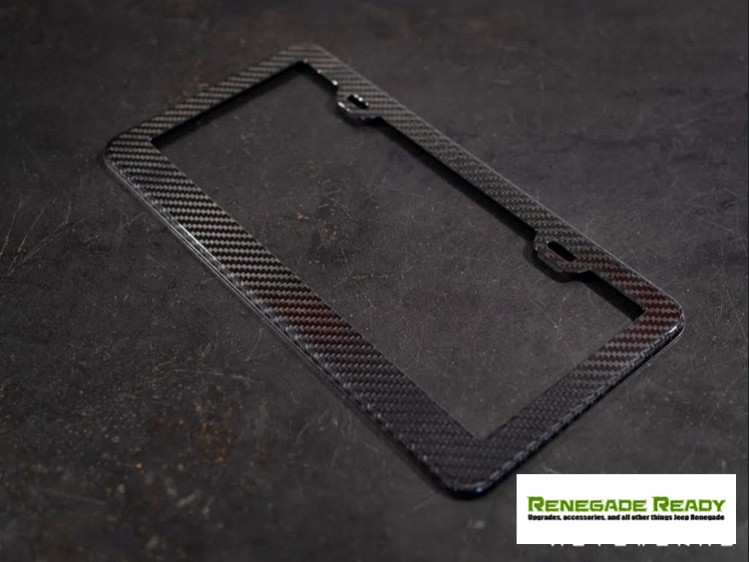 License Plate Frame - 100% Genuine Carbon Fiber