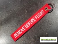 Key Tag - REMOVE BEFORE FLIGHT