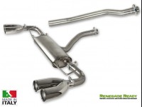 Jeep Renegade Performance Exhaust - Ragazzon - Top Line - Dual Exit / Quad Tip - 2WD