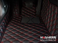 Jeep Renegade Floor Liner Set - Black w/ Red Stitching
