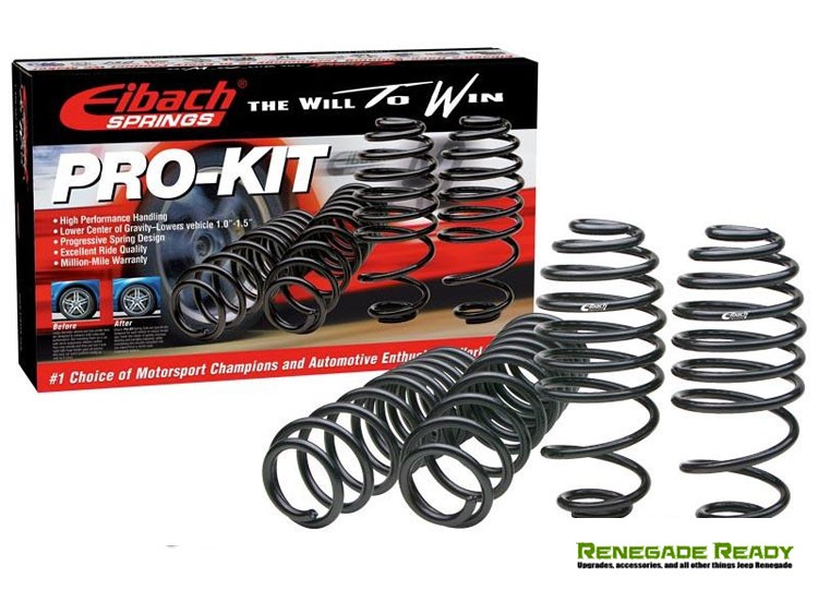 Jeep Renegade Lowering Springs - Eibach - 4WD