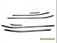 Jeep Renegade Window Trim Cover Kit - 6 piece - Stainless Steel