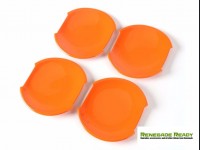 Jeep Renegade Door Handle Bowl Cover Set - Orange