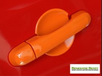 Jeep Renegade Door Handle Bowl Cover Set - Orange