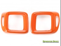 Jeep Renegade Taillight Cover Set - Orange