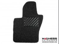 Jeep Renegade All Weather Floor Mats - Front + Rear - Rubber Woven Carpet - Black 