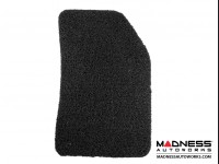 Jeep Renegade All Weather Floor Mats - Front + Rear - Rubber Woven Carpet - Black 