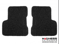 Jeep Renegade All Weather Floor Mats - Front + Rear - Rubber Woven Carpet - Black 