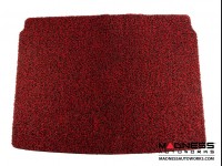 Jeep Renegade All Weather Cargo Mat - Rubber Woven Carpet - Red + Black 