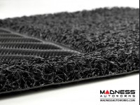 Jeep Renegade All Weather Floor Mats - Front + Rear - Rubber Woven Carpet - Black 