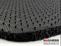 Jeep Renegade All Weather Floor Mats - Front + Rear - Rubber Woven Carpet - Black 