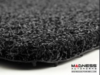 Jeep Renegade All Weather Floor Mats - Front + Rear - Rubber Woven Carpet - Black 