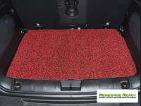 Jeep Renegade All Weather Cargo Mat - Rubber Woven Carpet - Red + Black 