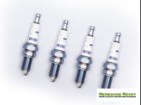 Jeep Renegade Spark Plugs - 1.4L - Silver Racing by Brisk - Set of 4