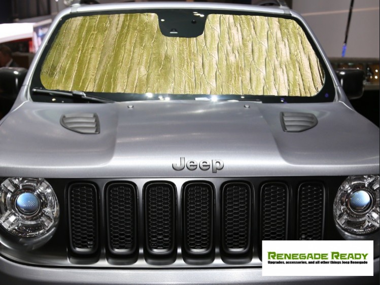 Jeep Renegade Windshield Reflector by Intro-Tech - Gold